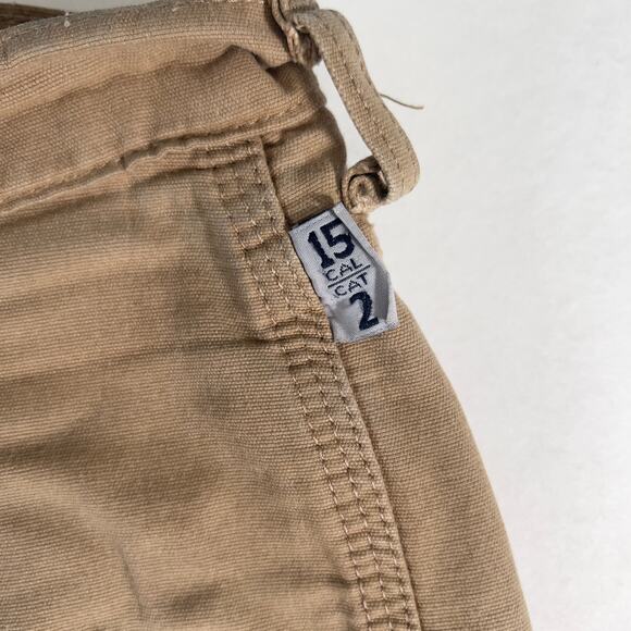 Tyndale FRMC Utility Pant Men 34W 31L see note Tan Flame Resistant Electric Cat2 - Picture 9 of 16